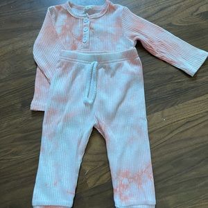 Infant Ribbed Long-Sleeve Outfit
